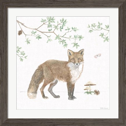 Framed Woodland Love II Print