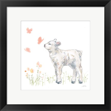 Framed Spring Lamb IV Print