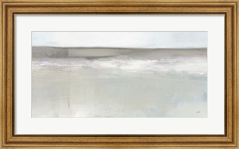 Framed Crest of the Wave Gray Print