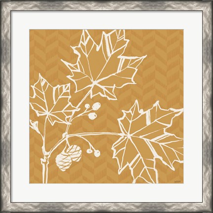 Framed Autumn Tones IV Print