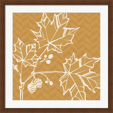 Framed Autumn Tones IV Print