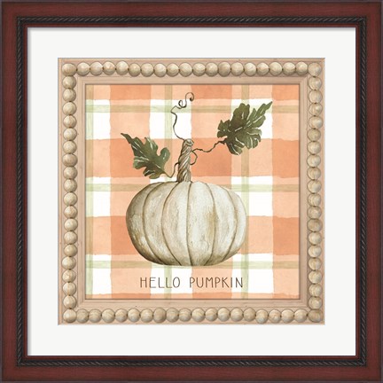 Framed Hello Pumpkin Print