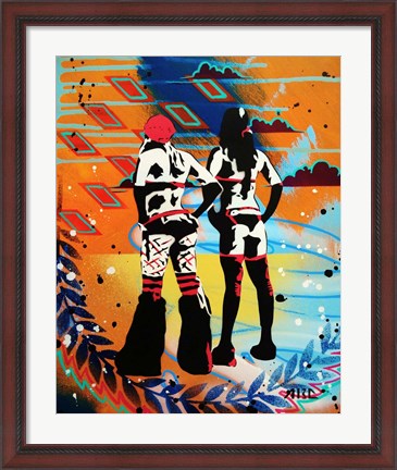 Framed Burner Girls Print