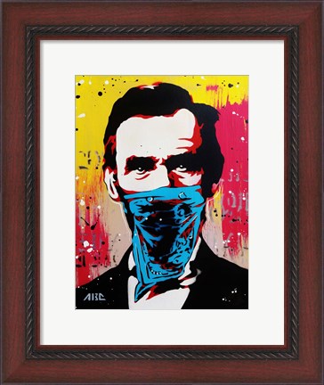 Framed Lincoln, Patriot Thug Print