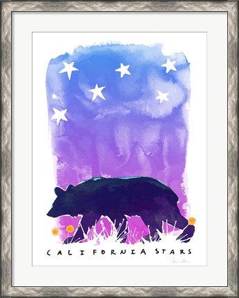 Framed California Stars Print