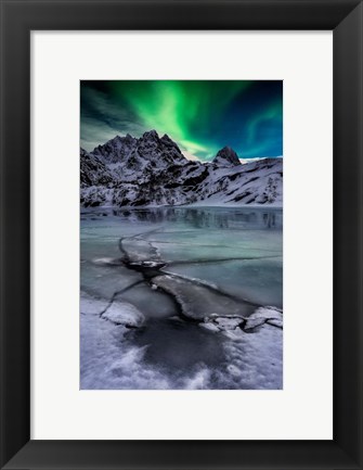 Framed Green Sky Print