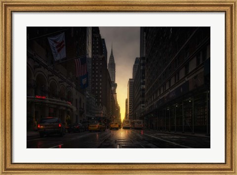 Framed Manhattan Street Print