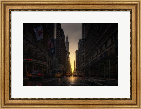 Framed Manhattan Street Print