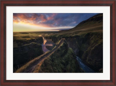 Framed Flowing Print