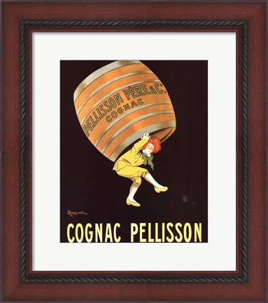 Framed Cognac Pellison Print