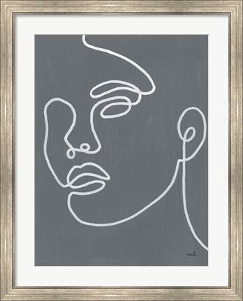 Framed About Face II Print