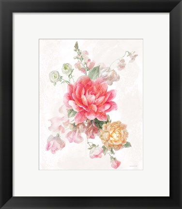 Framed Sorbet Floret IV Print