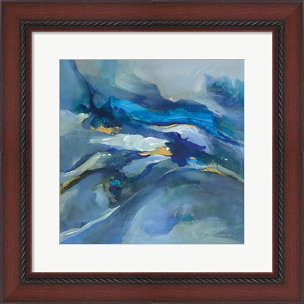 Framed Waves of Color Print