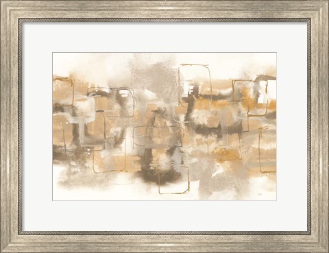 Framed Golden Neutrals II Print