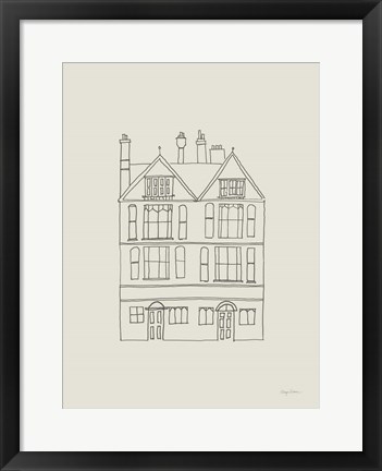 Framed Buildings of London I Print