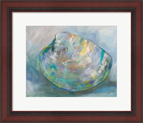 Framed Beach Comber I Print