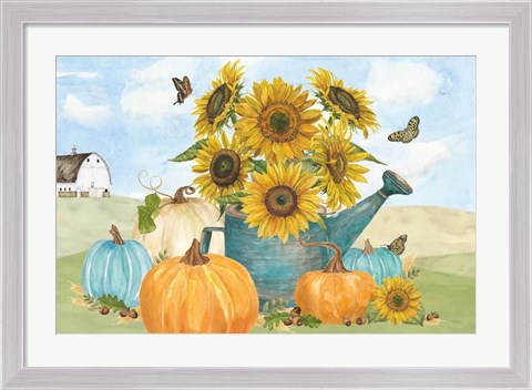 Framed Fall Sunshine I Print