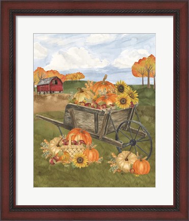 Framed Harvest Season III Print