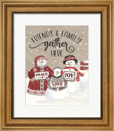 Framed Hello Winter XIV Print