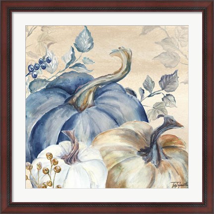 Framed Pumpkin Blues III Print