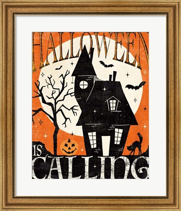 Framed Halloween is Calling III Print