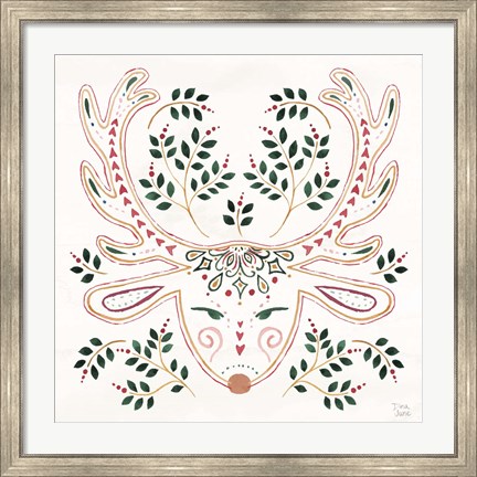 Framed Holiday Sparkle IX Print