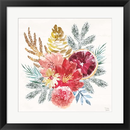 Framed Holiday Sparkle III Print