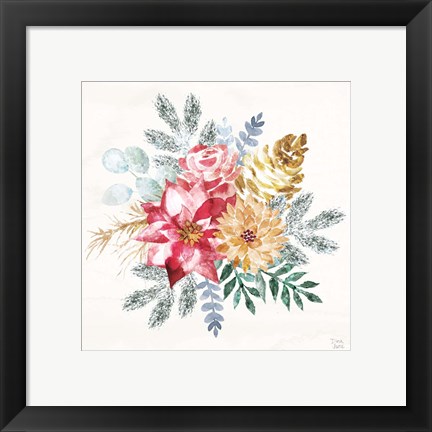 Framed Holiday Sparkle II Print