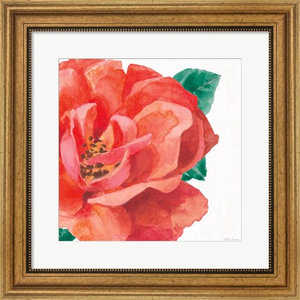 Framed Floral Drama X Print