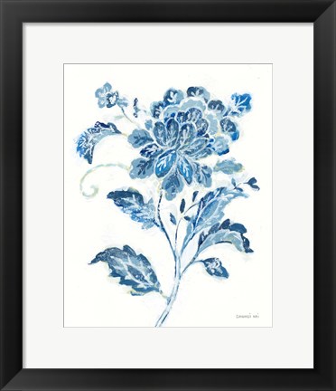 Framed Exotic Elegance Floral III Print