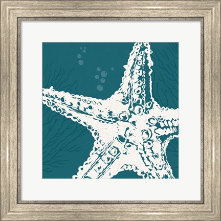 Framed Seaside Style XIII Print