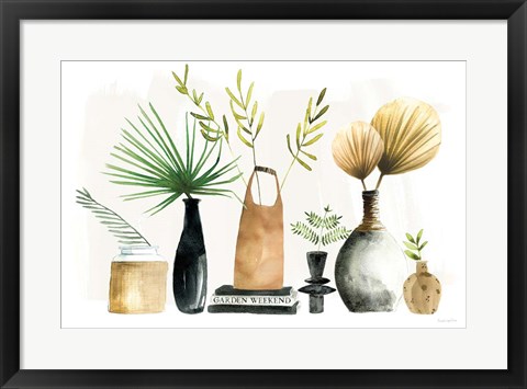 Framed Weekend Plants I Print