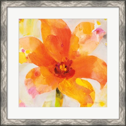 Framed Bright Tulips II Print