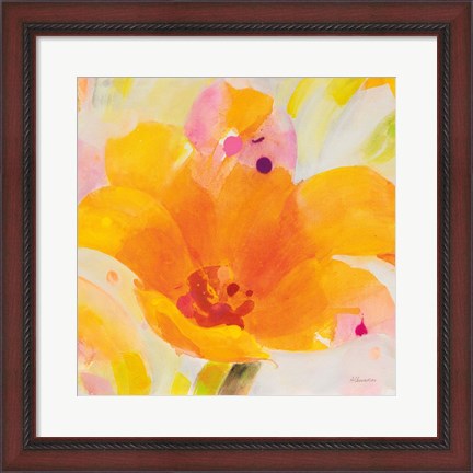 Framed Bright Tulips I Print