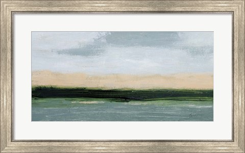 Framed Sea Green Print