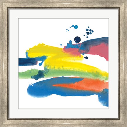 Framed Jewel Abstraction IV Print