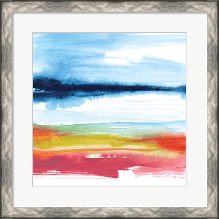 Framed Jewel Waterway III Print