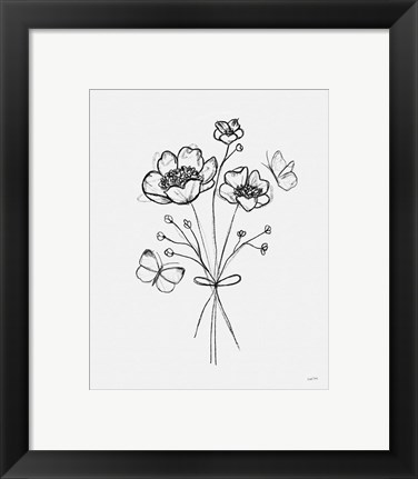 Framed Among Wildflowers IV Print