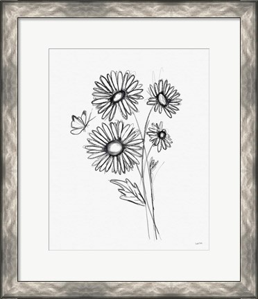 Framed Among Wildflowers III Print