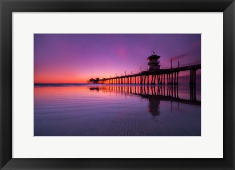 Framed Huntington Beach Print