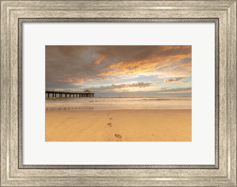 Framed Footprints Print