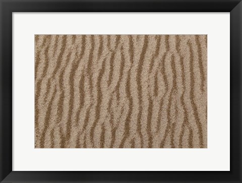 Framed Sand Patterns Print