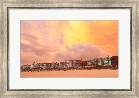 Framed Along the Beach Print