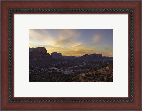 Framed Sedona Sunrise Print