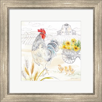 Framed Good Morning Sunshine IV Print