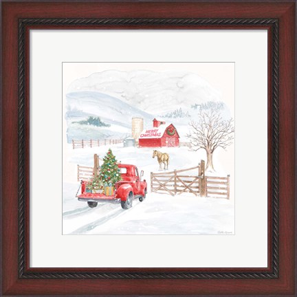 Framed Home For The Holidays IV Print