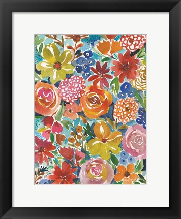 Framed Petal Play V Print