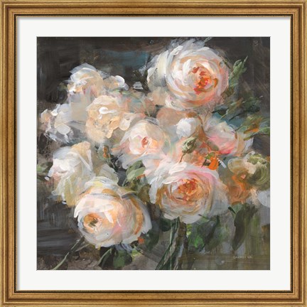 Framed Braderie Roses Print