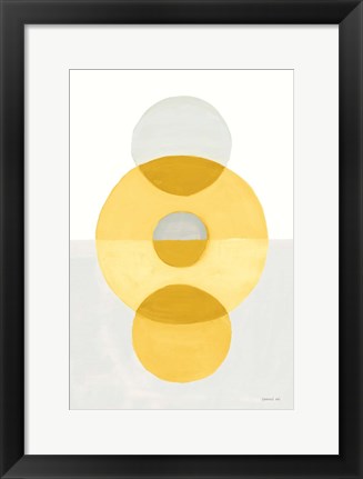 Framed In Between II Yellow Print