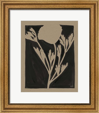 Framed Joyful Spring II Travertine Print